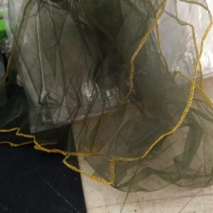 Girls Light Green Short Net Dupatta