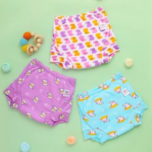 Super Bottoms Padded Underwear Bummy World Multicolour Size 0 To 12 Months Pack Of 3