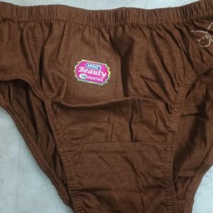 Women Brown Color Underwear Size M