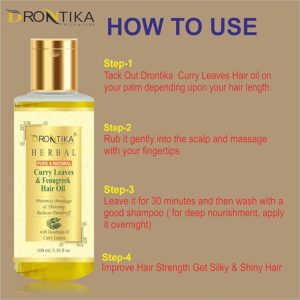 Drontika Herbal Curry Leaves And Fenugreek Hair Oil 100Ml