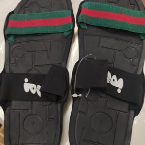 Black Colour Men Slides Size 7