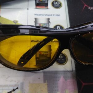 Yellow Glass Uv Protection Sunglasses