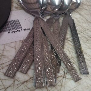 Stainless Steel Spoon Set Of 12Pcs