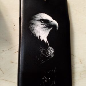 Realme C2 Black Printed Phone Cover