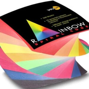 Rainbow Spiral Cube Organize In Style