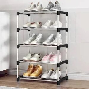 5 Layer Metal Shoe Rack For Home Outdoor Shoe Stand Organiser