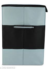 Crafty Craft 75L Grey Mix Black Laundry Basket For Clothes Clothes Grey And Black Colour