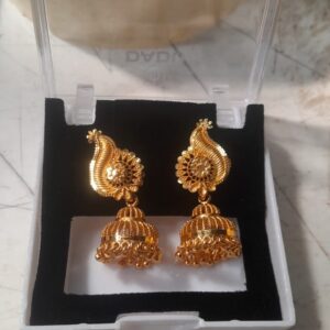 Dadu Artificial Earrings Jhumka Golden For Womens