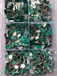 Shisha Mirrors For Embroidery And Craft Purpose Different Shapes Kit