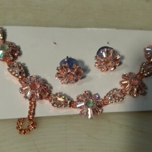 Rose Gold Plated Necklace For Women