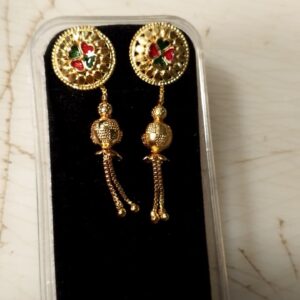 Dadu Gold Plated Earrings For Women