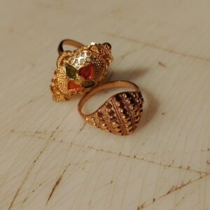 Gold Plated Ring For Women Pack Of 2
