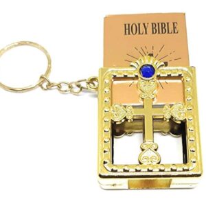 Holy Bible Necklace Or Keychain Keyring