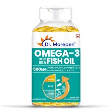 Dr Morepen Omega 3 Deep Sea Fish Oil 500Mg With 300Mg Dha Epa 60N