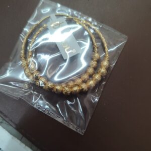 Dj Dadu Gold Color Big Round Bali For Women