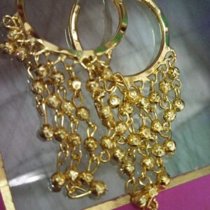 Golden Color Women Bali Earrings