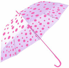 Transparent Polka Dot Umbrella Umbrella Pink Colour