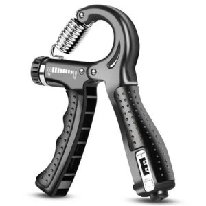 Black Hand Grip Strengthener With Intelligent Counter