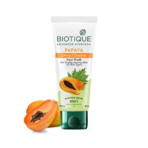 Biotique Papaya Deep Cleanse Face Wash 100Ml
