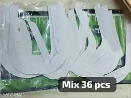 Darkness 36Pcs Mix Neck Bukram Designs Neck Pasting Neck Bukram Gala Sewing