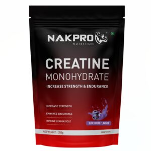 Nakpro Creatine Monohydrate Blueberry Flavour 250G