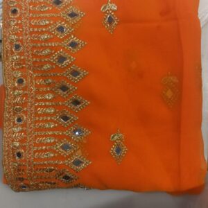 Women Saree Yellow Colour