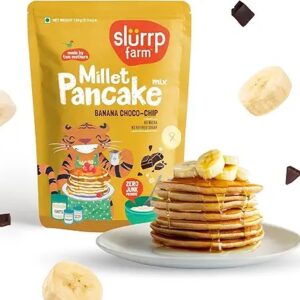 Slurrp Farm No Maida Instant Breakfast Millet Pancake Mix 150Gm