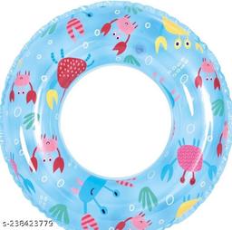 Random Print Kids Girls And Boy Swim Safety Ring Inflatable Baby Float Floating