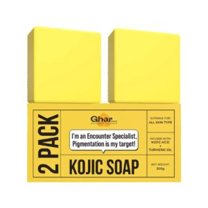 Ghar Soaps Kojic Acid Soap With Niacinamide 100Gm Pack Of 2