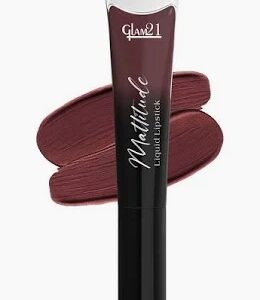 Glam21 Mattitude Liquid Matte Lipstick Vitamin E Cherry Oil 7 Point 5Ml Brown Chaos