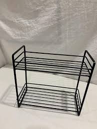 Rack With Two Tiers Multipurpose Kitchen Organizer