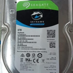 Seagate 6Tb Skyhawk Hard Drive 256Mb Cache Sata 6 Point 0Gb S 3 Point 5 Internal Hard Drive St6000Vx0023