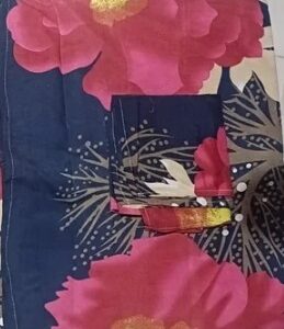 Floral Print Polycotton Double Bed Sheet With 2 Pillow Cover