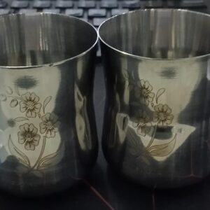 Stainless Steel Stainless Steel Tea Coffee Milk 100Ml Cup Pack Of 2