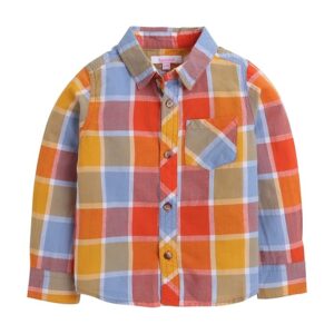 Hopscotch Boys Cotton Slim Fit Shirt Multicolour Size 6 To 7 Years