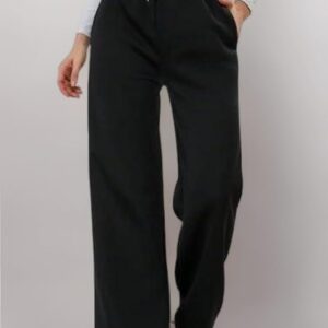 The Modern Soul Loose Fit Track Pant For Women Black Size Xl