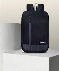 Strapless Black Shoulder Bag Lightweight Stylish Trekking School Multipurpose Travel