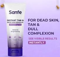 Sanfe Instant Tan Dead Skin Removal Gel 200Gm