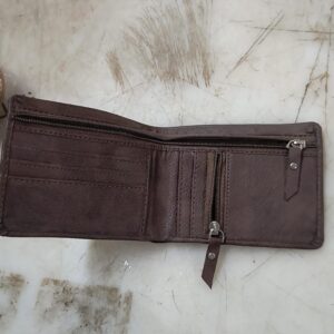 Modern Men Wallets Faux Leather Wallets Brown Colour