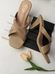 Denill Women Cross Strap Cone Heels Size 41