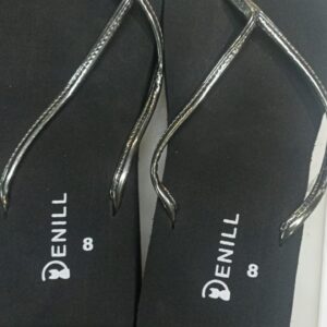 Denill Women Slipper Black Colour Size 8