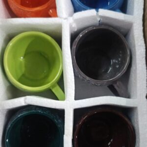 Coffee Cup Pack Of 6 In Multicolour