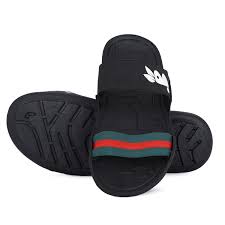 Buxton Men Striped Sports Sandals With Backstrap Size 9