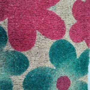 Door Mat Brushed Type Coco Fiber Finished On Pvc Base