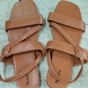 Tan Heeled Sandals For Women Size 40