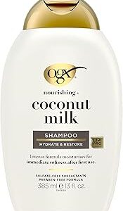 Ogx Nourishing Coconut Milk Moisturizing Shampoo Hair Growth 385Ml