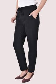 Qasida Black Color Trouser For Women Size M