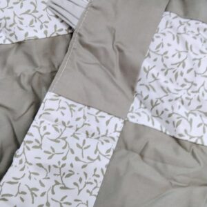 Green And White Color Printed Pillow Cover Set Of 2