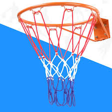 Heavy Duty Basketball Net Replacement Sports Basketball Indoor 12Point59In Orange