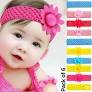 Headbands Flowers Soft Cotton Pack Of 6